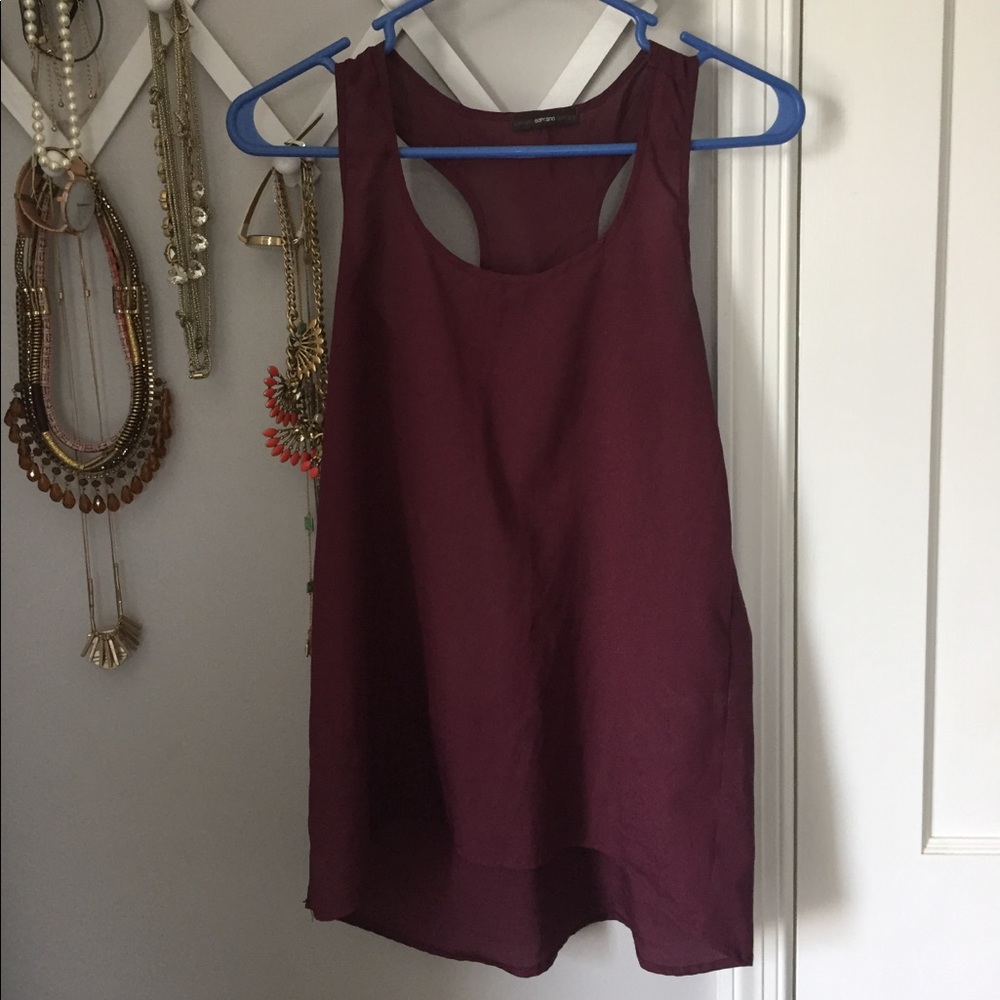 Blouse tank top - maroon - Soprano from Nordstrom